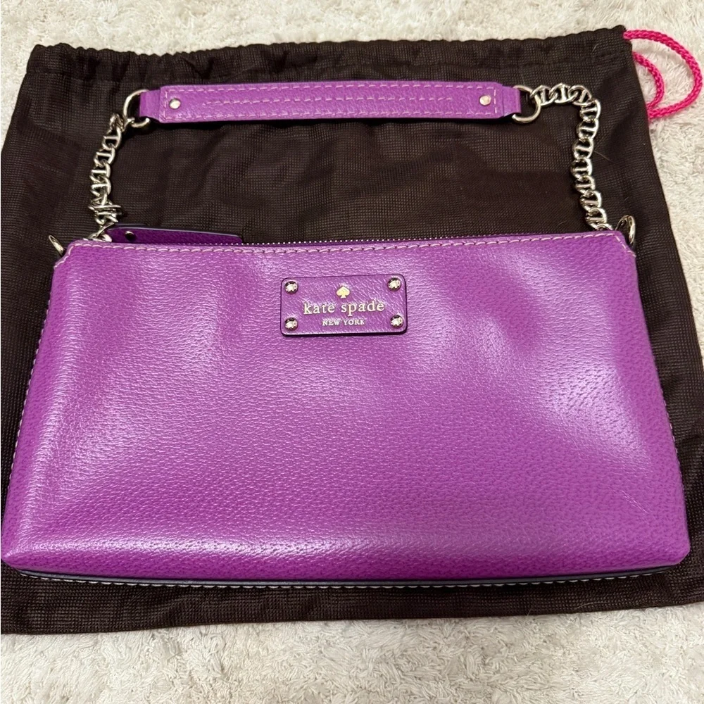 NWOT Kate Spade Vibrant Purple Shoulder Bag